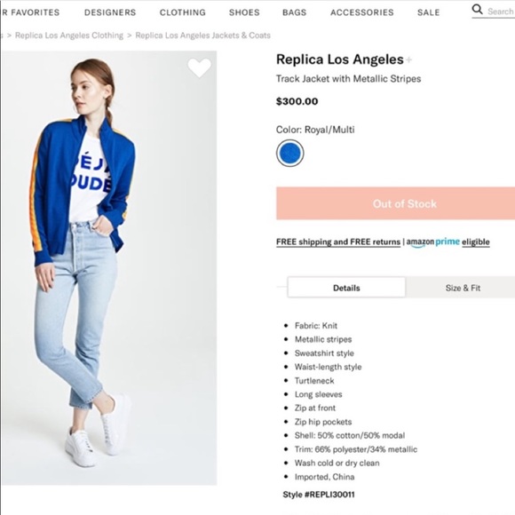 Replica LA knit zip up - Picture 5 of 5